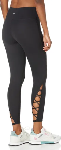 Vista 2 de Core 10 Womens High Waist Yoga Lattice 78 Crop Legging-24