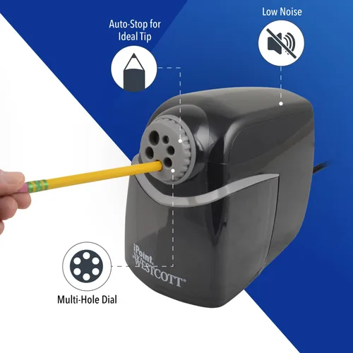 Vista 3 de iPoint sacapuntas escolar resistente