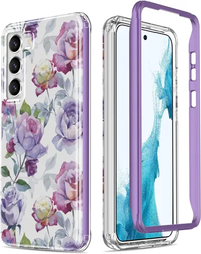 Vista 16 de Esdot Funda para Samsung Galaxy S23 Ultra, Grado Militar que Pasa Prueba de Caída de 21 pies, Cubierta Resistente con Diseños de Moda para Mujeres