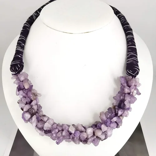 Vista 2 de SELOVO Collar de estrangulador hecho a mano para mujer, collar de estrangulador, Resina