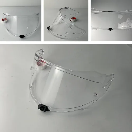 Vista 2 de BSTOP R2R Shield - Protector de repuesto para KYT R2R visera de casco de motocicleta con protección UV para Moto (transparente)
