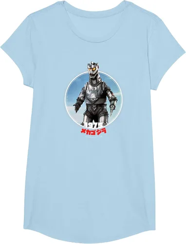 Vista 45 de Godzilla Mechagodzilla 1975 Icons of Toho T-Shirt Asphalt Grey