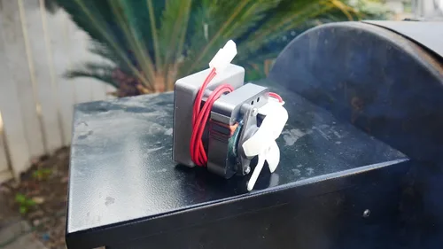 Vista 3 de Motor de taladro de barbacoa de repuesto de 2 RPM para parrillas de pellets de madera Traeger/Pit Boss/Camp Chef