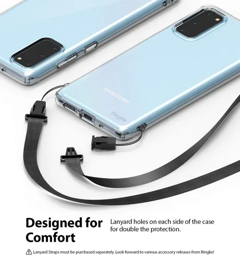 Vista 5 de Ringke Funda Air compatible solo con Galaxy S20 (2020), delgada, flexible, a prueba de golpes, TPU - transparente