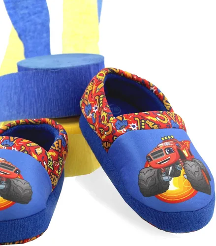 Vista 7 de Blaze and The Monster Machines - Pantuflas de felpa para niños pequeños