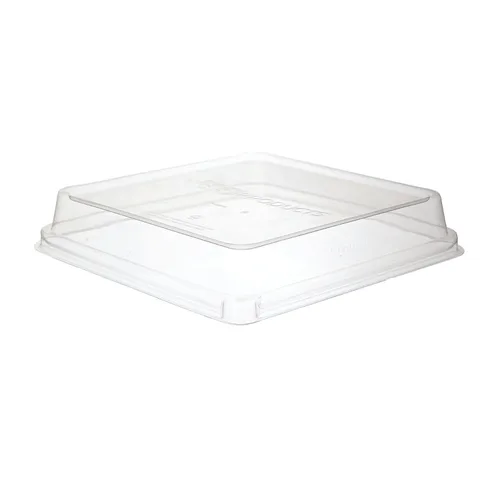 Vista 12 de Eco-Products - Contenedores compostables de 5 pulgadas para llevar, tapas de cúpula verde transparente, caja de 400, se adapta a cajas cuadradas
