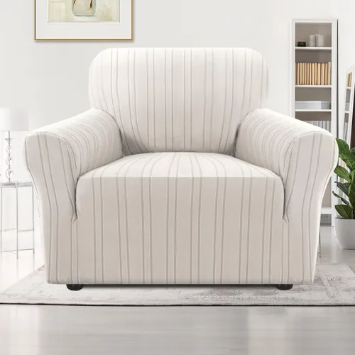 Vista 12 de H.VERSAILTEX Fundas de Loveseat de Alta Elasticidad, Funda de Sofá de 1 Pieza Antideslizante con Parte Inferior Elástica, Fundas de Sofá Gruesas