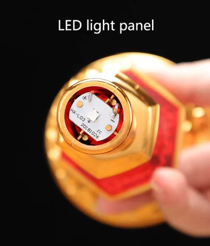 Vista 4 de Lámpara de vela china retro LED estilo vintage nostálgico antiguo estilo chino suministros budistas - 1 par Rojo