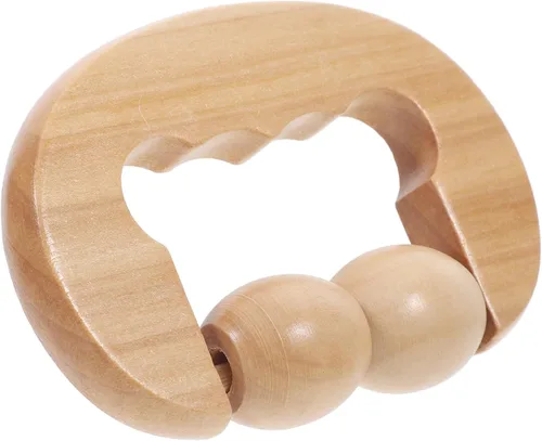 Vista 3 de FOMIYES Pcs Relajante Rodillo Masajeador de Madera para Espalda Cuello Piernas Brazos Cara Herramienta de Alivio Portátil