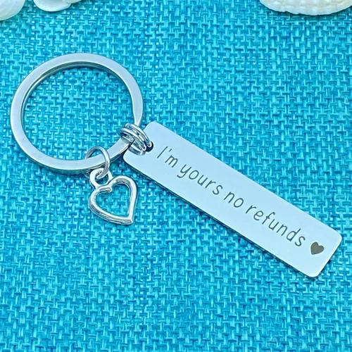 Vista 3 de Divertidos regalos para el día de San Valentín para mujeres, hombres, novio, novia, aniversario, cumpleaños, llavero para prometida, prometida
