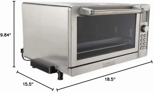 Vista 2 de [Usado] Cuisinart TOB-135N Horno tostador de convección de lujo para asar