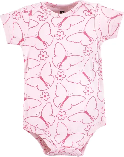 Vista 509 de Hudson Baby baby-girls Cotton Bodysuits 3-pack