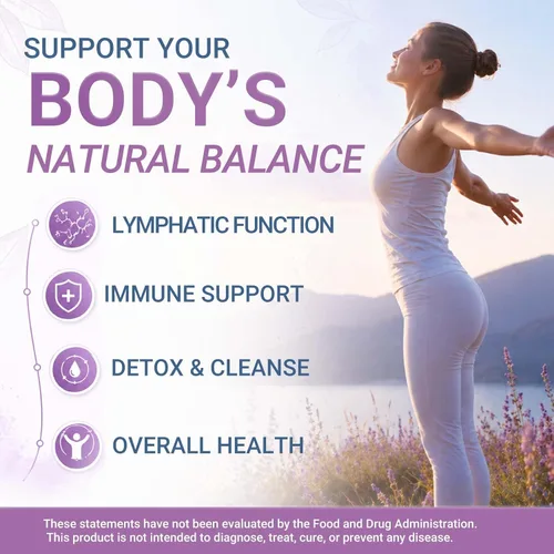 Vista 8 de Lymphatic Support Drops Liquid – Drenaje linfático para mujeres y hombres