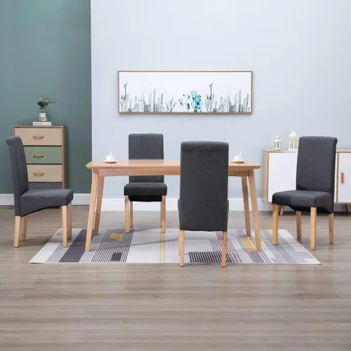 Vista 14 de Dining Chairs 2 Pcs Black Fabric,Living Room Dining Chairs,Counter Dining Chairs Suitable for Daily Dining Or Special Events Such As Meetings