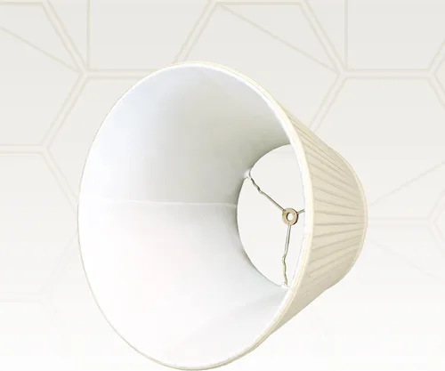 Vista 4 de Royal Designs - Pantalla básica plisada lateral profunda imperio, beige, 7.5 x 12 x 9.5 pulgadas, BS-729-12BG