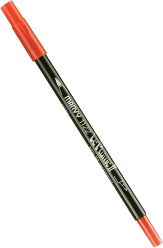 Vista 39 de Uchida 1122-C-3 Marvy Extra Fine Tip Le Plume II Rotulador de doble punta, azul