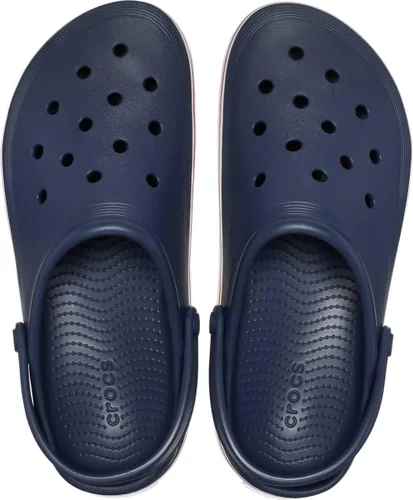 Vista 5 de Crocs Zuecos unisex para adultos con plataforma fuera de la cancha Azul marino