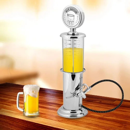 Vista 8 de Mini dispensador de alcohol de 1000 cc, dispensador de cerveza de una sola pistola, bomba de fiesta de barril para jugo de cerveza, bomba de picnic