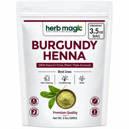Vista 8 de Herb Magic Indigo - Polvo para cabello, tinte negro natural, Indigofera, 8