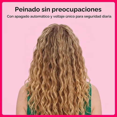 Vista 6 de Conair Rizador y herramienta para el cabello ondulado, triple barril, blanco/oro rosa