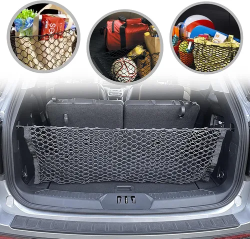 Vista 2 de Red de carga de malla estilo sobre para maletero para Ford Explorer 2020-2026 – Accesorios de coche – Organizador de maletero y almacenamiento