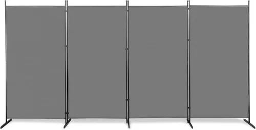Vista 11 de Divisor de habitación, 6 pies de alto, plegable, de privacidad, separador de habitación portátil para separador, divisores de pared independientes