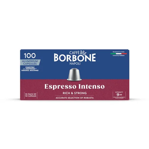 Vista 29 de Caffè Borbone Cápsulas de aluminio 100% arábica compatibles con máquinas originales Nespresso, tostado medio, 100