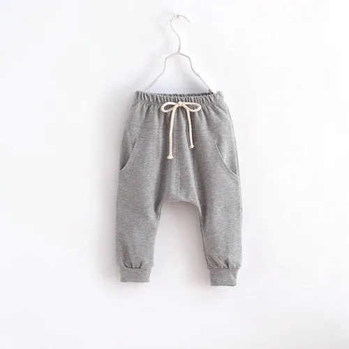 Vista 2 de LOSORN ZPY Baby Boys Girls Pants Kid Toddler Cotton Hiphop Harem Pants Infant Sport Jogger