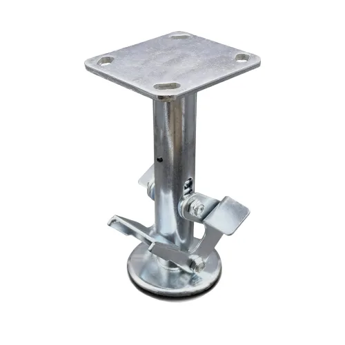 Vista 10 de Service Caster Cerradura de piso de doble pedal de 4 pulgadas con placa superior - Marca Service Caster