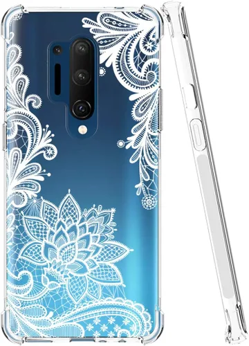 Vista 9 de Funda diseñada para Oneplus 8 Pro, funda One Plus 8Pro, a prueba de golpes, transparente, suave, flexible, de TPU, delgada, protectora para Oneplus