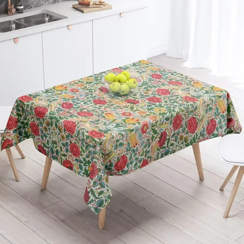 Vista 65 de Mantel azteca suroeste, diseño étnico tribal geométrico, estilo vintage, bohemio, elegante, lavable, para comedor, cocina, granja, fiesta