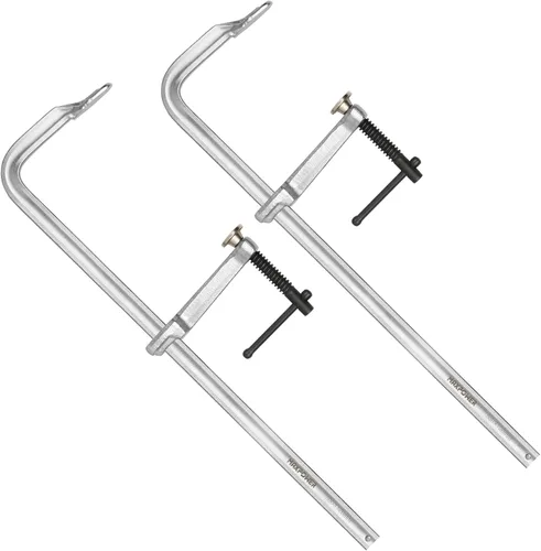 Vista 15 de MAXPOWER Abrazaderas F de servicio ligero para soldadura de 4", 8", 8" y 12", paquete de 4