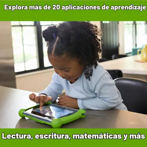 Vista 4 de LeapFrog LeapPad Academy - Tableta de aprendizaje para niños, color verde