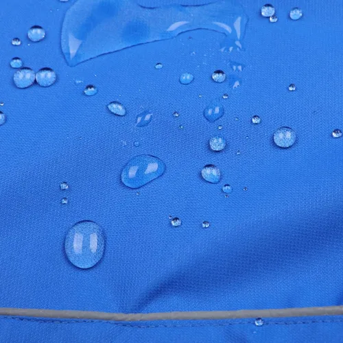 Vista 6 de Chaqueta impermeable con capucha para niños y niñas, rompevientos ligera e impermeable para niños