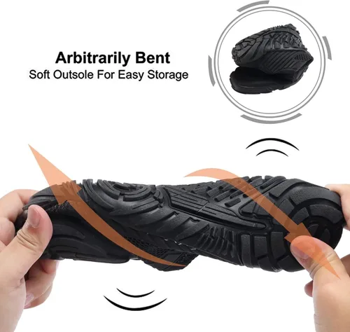 Vista 6 de MAYZERO Zapatos de agua para hombres y mujeres, zapatos de surf, playa, piscina, zapatos de punta ancha, senderismo, zapatos de agua, zapatillas