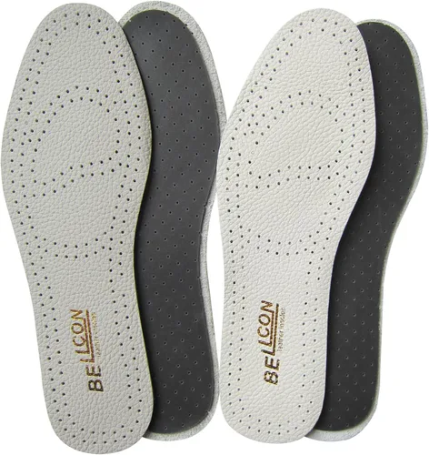 Vista 12 de Bellcon - Plantillas de cuero para hombres, inserciones de cuero fino para botas de hombre, almohadillas de zapatos de longitud completa con carbono