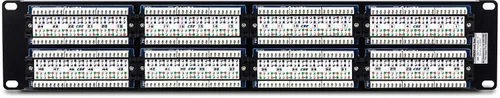 Vista 15 de Parche de panel de 8 puertos Cat5/5e TRENDnet para montar en pared o estanterías, sin blindaje
