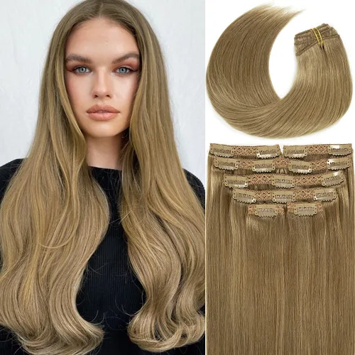 Vista 48 de Lacer Extensiones de cabello humano Remy sin costuras, color negro #1, ultra fino, doble trama de poliuretano, invisible, 7 unidades, 4.33 oz