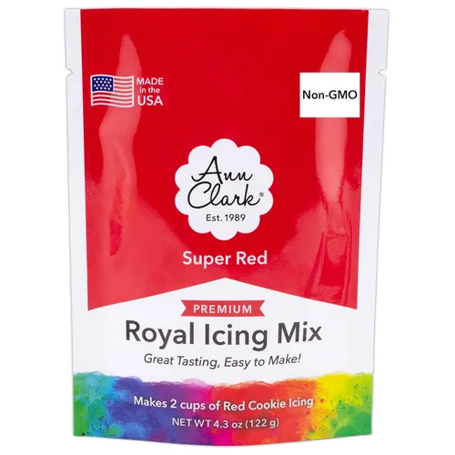 Vista 7 de Ann Clark Black Royal Icing Mix 4.3 oz