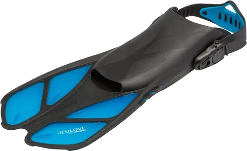 Vista 6 de Cressi - Aletas de natación cortas ajustables para adultos con hebillas ultrarresistentes, muy ligeras - Ideales para viajar Bonete: Diseñadas