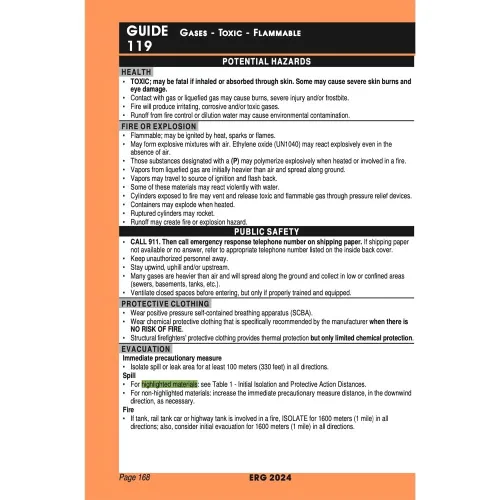 Vista 5 de J. J. Keller 2024 Emergency Response Guidebook (ERG), Spiral