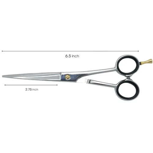 Vista 4 de Tijeras de corte de cabello profesionales J2, tijeras japonesas para peluquería, filo de afeitar, esteticistas, peluquerías (5.5 pulgadas, plateado)