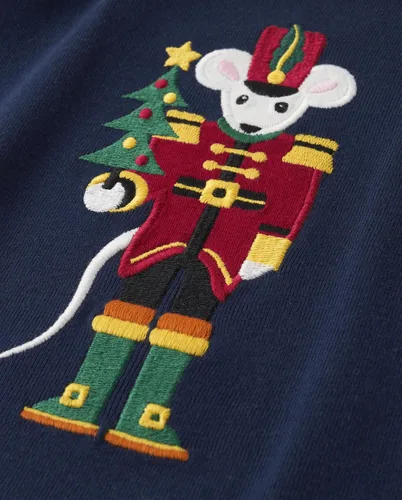 Vista 19 de Gymboree Conjunto de pijama unisex de algodón de Navidad de 2 piezas, niño grande, niño pequeño, gimnasio para bebé
