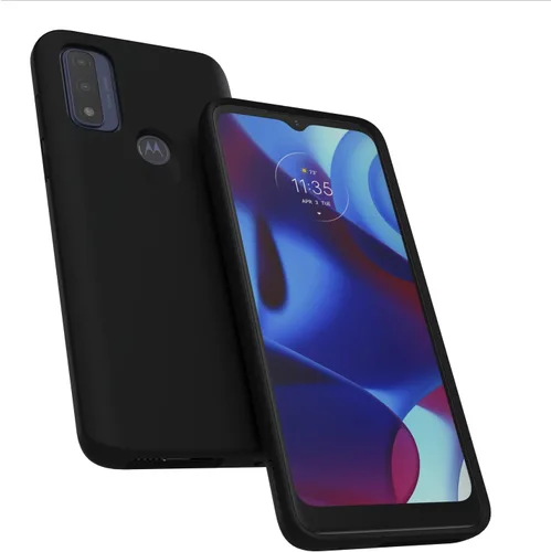 Vista 2 de Motorola Funda protectora para Moto G Pure (2021), ajuste de precisión, elegantes fundas para teléfonos con absorción de golpes, color negro