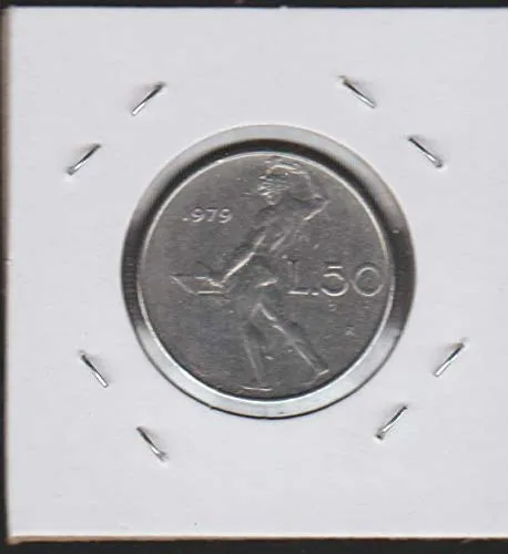 Vista 2 de 1979 IT Classic Head Right 50 Lire Choice Extremely Fine