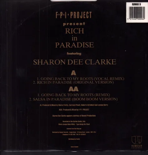Vista 2 de FPI PROJECT ft SHARON DEE CLARKE Rich in Paradise 12