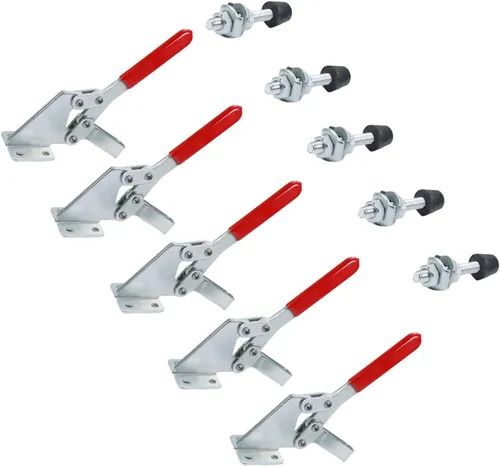 Vista 16 de Utoolmart Herramienta de mano abrazadera de palanca vertical GH-101-B Abrazadera de liberación rápida 220.5 lbs Capacidad de retención 1 PC