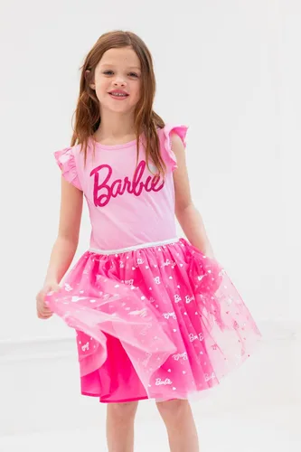 Vista 2 de Barbie Vestido de tul para niñas de talla pequeña a talla grande