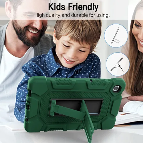 Vista 7 de Azzsy Funda para Samsung Galaxy Tab A7 Lite de 8.7 pulgadas 2021 (SM-T220/T225), funda protectora delgada y resistente a prueba de golpes de alto