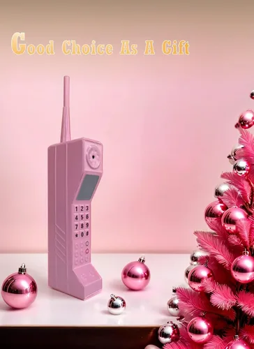 Vista 7 de Diydeg Teléfono móvil retro, 80S 90S Old Fashioned - Adorno de ladrillo portátil de ladrillo, accesorios fotográficos de simulación de hierro
